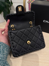 Chanel Bag, Black Calfskin Braided Mini ‘My Own Frame’ Flap Bag