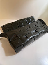 Bottega Veneta Bag, Dark Olive Calfskin Intrecciato Stretch Cassette Crossbody