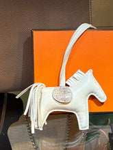 Hermès Craie & Ombre Lizard Horse Rodeo Touch Bag Charm PM