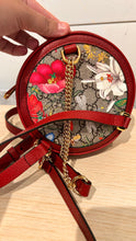 Gucci Bag, GG Supreme Monogram Web Flora Mini Ophidia Round Backpack