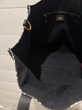 Fendi Bag, Blue & White FF Glazed Canvas Shopper Tote