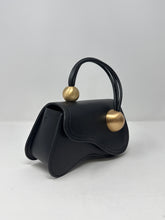 Cult Gaia Bag, Black Kazia Nano Leather Top Handle Bag
