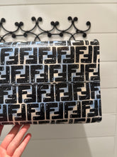 Fendi Bag, Blue & White FF Glazed Canvas Shopper Tote