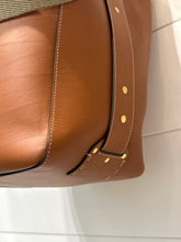 Ghurka Bag, Tan Leather Bucket Bag