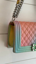 Chanel Bag, 2017 Rainbow Quilted Caviar Medium Boy Bag