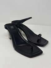 Toteme Shoes, Black Leather ‘The City’ Mules (size 38)