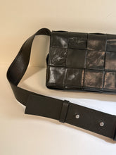 Bottega Veneta Bag, Dark Olive Calfskin Intrecciato Stretch Cassette Crossbody