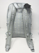 MCM Bag, Light Blue Leather Stark Medium Backpack
