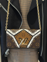 Louis Vuitton Bag, Limited Edition Brogue Reverse Monogram Twist Chain Wallet