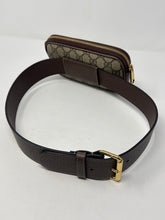 Gucci Bag, Brown Coated Canvas Ophidia Belt Bag