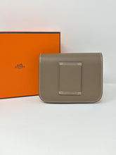 Hermès 2024 Étoupe Evercolor Calfskin Constance Slim Wallet