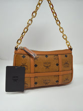 MCM Bag, Cognac Leather Delmy Chain Mini Crossbody Bag
