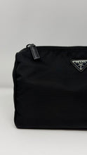 Prada Black Re-Nylon Necessaire Tessuto Nylon Large Pouch