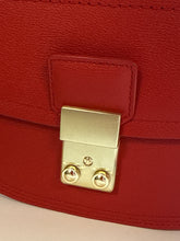 3.1 Phillip Lim Bag, Red Grained Leather Pashli Saddle Bag