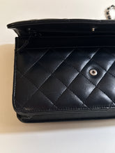 Chanel Bag, 2018 Black Lambskin Quilted Wallet On Chain