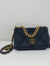 Chanel Bag, 2020 Denim Quilted 19 Wallet On Chain