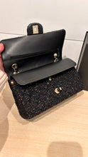 Chanel Bag, Black Sequin & Tweed Medium Double Flap Bag