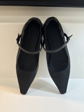 Brunello Cucinelli Shoes, Black Leather Monili-Embellished Ballerina Flats (size 38)