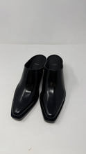 Fendi Shoes, Black Leather Cut Out Heel Mules (size 38.5)