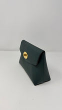 Mulberry Green Leather Darley Cosmetic Pouch