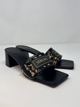 Versace Shoes, Black Logo Mule Sandals (size 39)