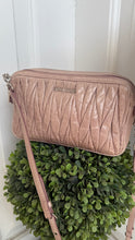 Miu Miu Bag, Blush Nude Vitello Lux Matelasse Double Zip Crossbody