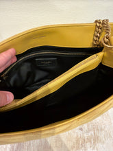 Saint Laurent Bag, Chartreuse Suede Y Quilted Monogram Medium Loulou Chain Satchel