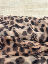 Alexander McQueen Leopard & Skull Print Scarf