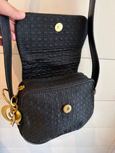 Christian Dior Bag, 1980’s Vintage Black Cannage Crossbody