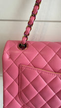 Chanel Bag, 2021 Pink & Yellow Quilted Lambskin Small Classic Double Flap Bag