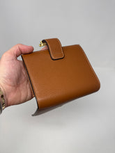 Celine Tan Grained Calfskin Triomphe Medium Strap Nino Wallet