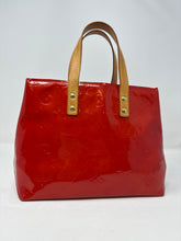Louis Vuitton Bag, Poppy Red Monogram Vernis Reade PM Tote