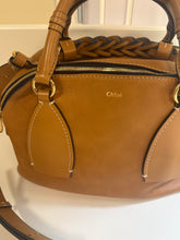 Chloé Bag, Saddle Brown Leather Daria Medium Shoulder Bag