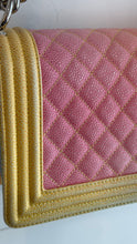 Chanel Bag, 2017 Rainbow Quilted Caviar Medium Boy Bag