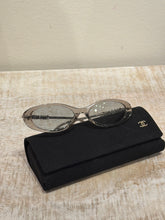 Chanel Transparent Grey Oval Sunglasses