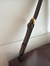 Leo et Violette Bag, Brown Grained Leather Le Daily Soft Laurence Shoulder Bag