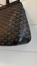 Goyard Bag, Black Goyardine Canvas Bellechasse PM Tote