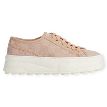 Gucci Shoes, Blush GG Monogram ‘1977 Tennis’ Platform 52mm Sneakers (size 38)