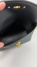 Mulberry Green Leather Darley Cosmetic Pouch