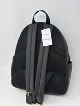 Coach Bag, Brown Signature Canvas & Black Leather Court Backpack