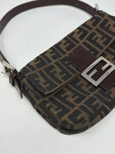 Fendi Bag, Tobacco Zucca Canvas Baguette