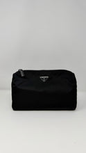 Prada Black Re-Nylon Necessaire Tessuto Nylon Large Pouch