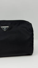 Prada Black Re-Nylon Necessaire Tessuto Nylon Large Pouch