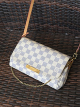 Louis Vuitton Bag, Damier Azur Canvas Favorite PM Crossbody