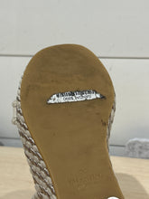 Valentino Shoes, Metallic Rockstud Torchon Wedges (size 39)