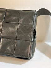 Bottega Veneta Bag, Dark Olive Calfskin Intrecciato Stretch Cassette Crossbody