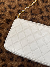 Chanel Bag, 1994 White Lambskin Leather Tassel Camera Crossbody