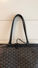 Goyard Bag, Black Goyardine Canvas Bellechasse PM Tote