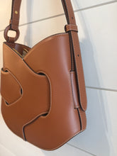 Polène Bag, Cognac Leather Nodde Shoulder Bag