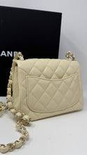 Chanel Bag, 2026 Cream Lambskin Quilted Leather Mini Square Flap Bag